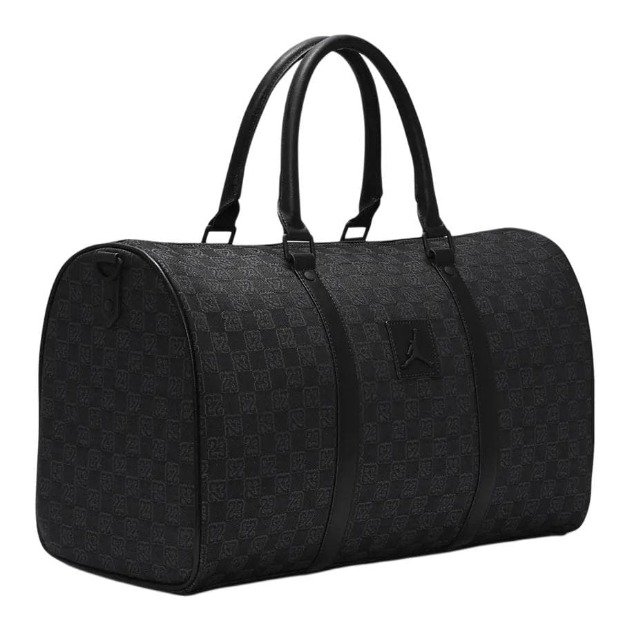 Jordan Monogram Модный Портативный Большой объем Полиэстер Дорожные сумки Унисекс Парный Черный - изображение 2