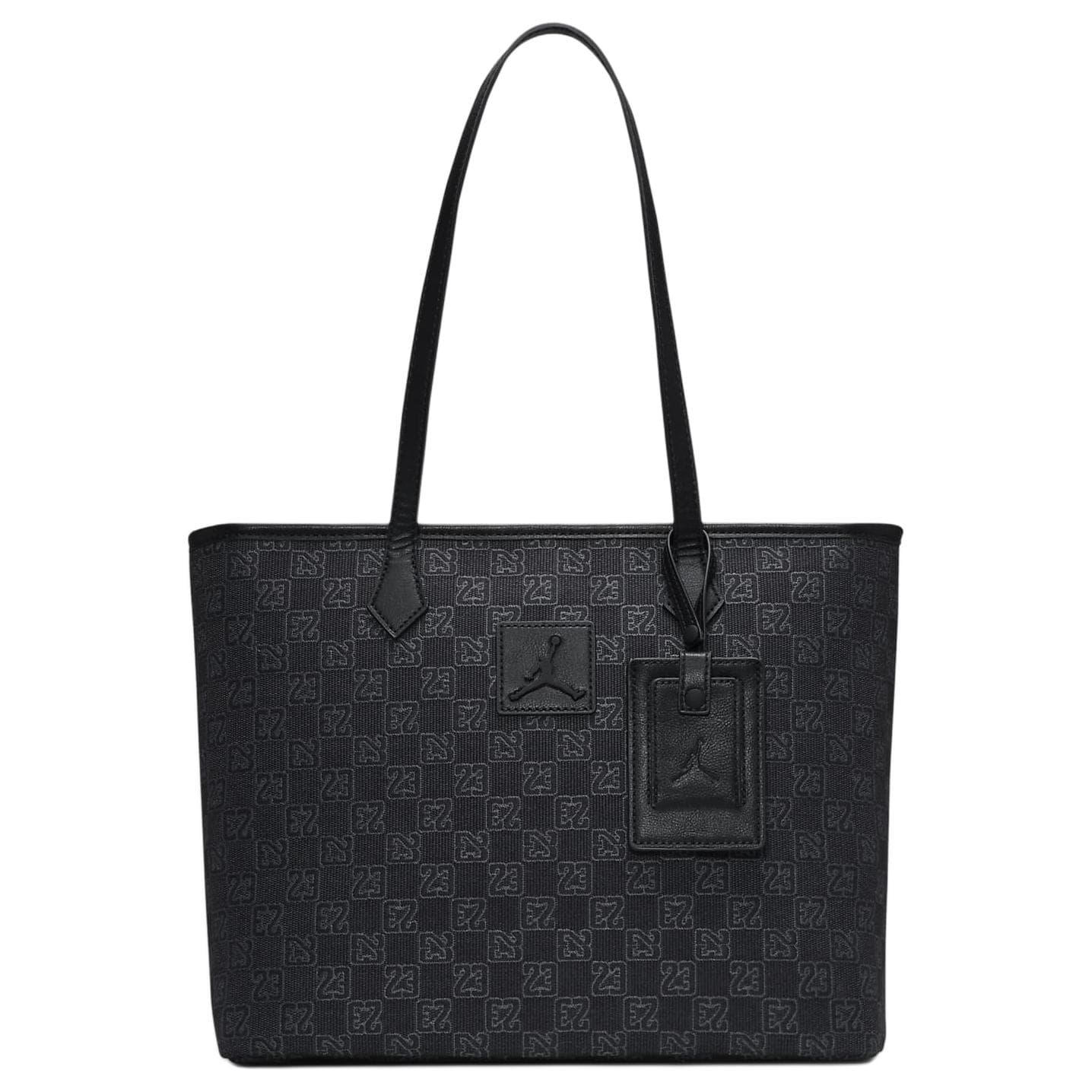 Мини-сумка Jordan Monogram Jacquard цифровой узор 95% полиэстер, 5% эластан Сумка-тоут Сумка для покупок Мужской Черный - изображение 1