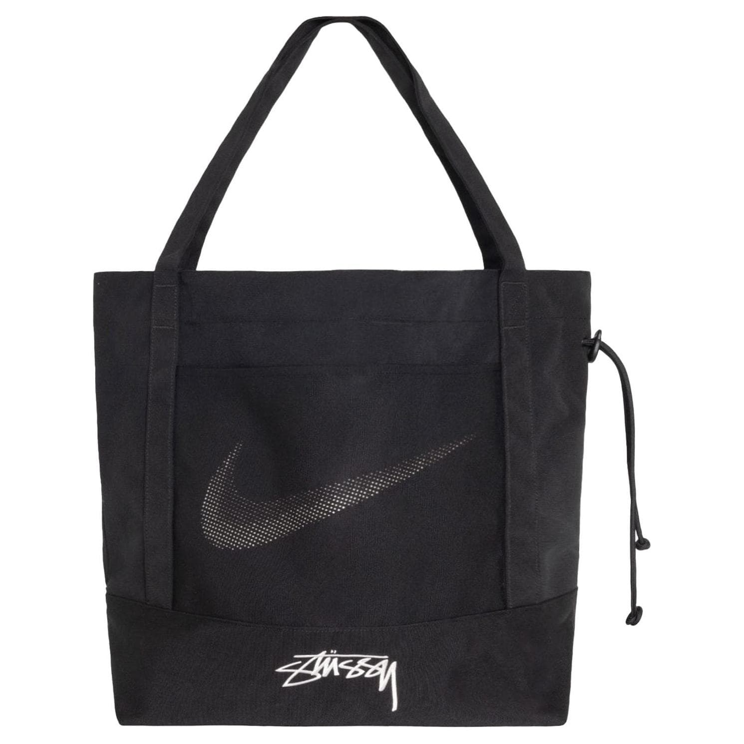 Мини-сумка Nike Stussy Коллаборация Хлопковая Сумка-тоут Сумка для покупок Сумка Стандартная (Стандартная) Унисекс Черная - изображение 1