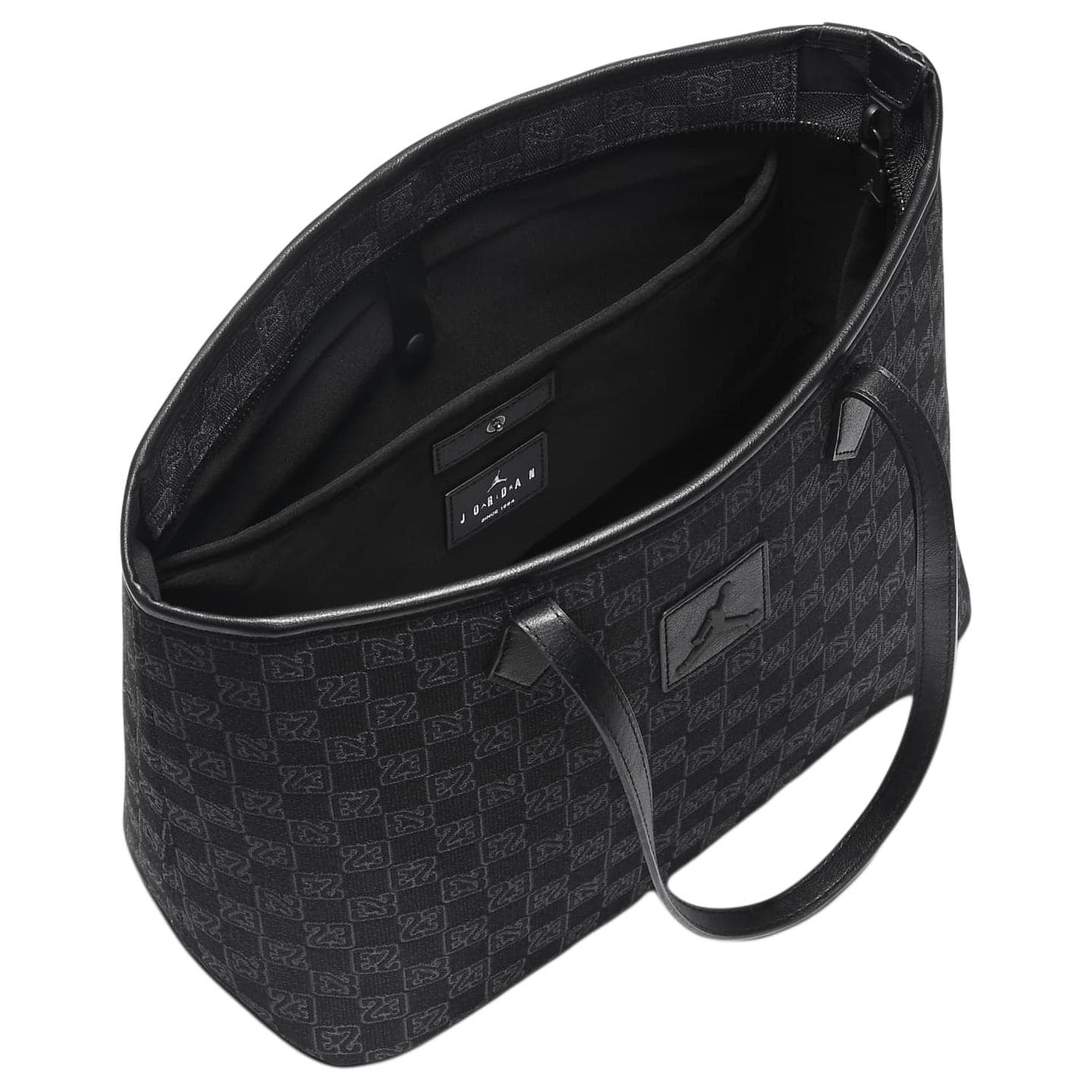 Мини-сумка Jordan Monogram Jacquard цифровой узор 95% полиэстер, 5% эластан Сумка-тоут Сумка для покупок Мужской Черный - изображение 4