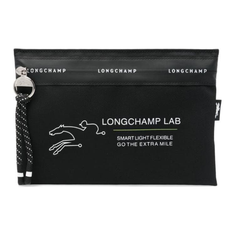 Сумка LONGCHAMP Переработанный материал Сумка для документов Клатч Женский Черный - изображение 1
