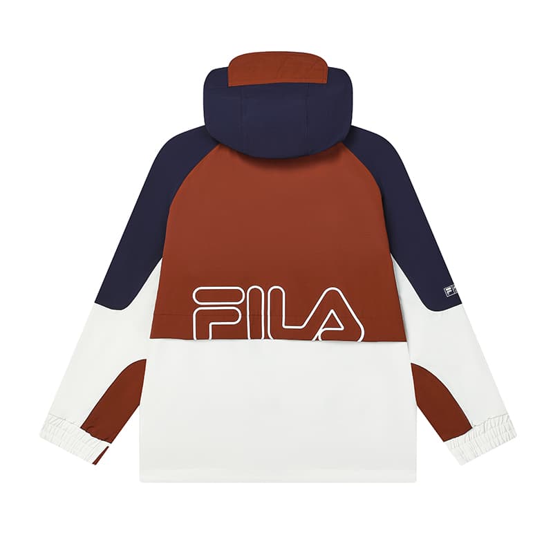 Куртка FILA Куртка Мужская Терракотово-красная Коричневая - изображение 2
