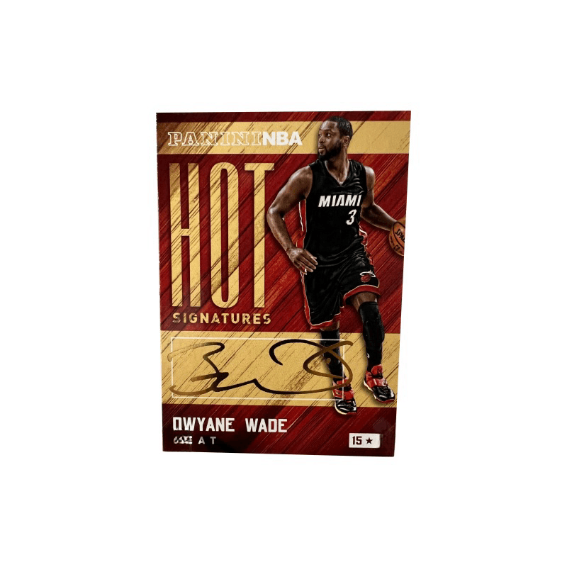 Коллекционные карточки PANINI Уэйд Термо Команда Флэш Золото Pen Autograph Подпись РАРНАя Карта Доступа пройдет Спортивные Карты 1 шт - изображение 1