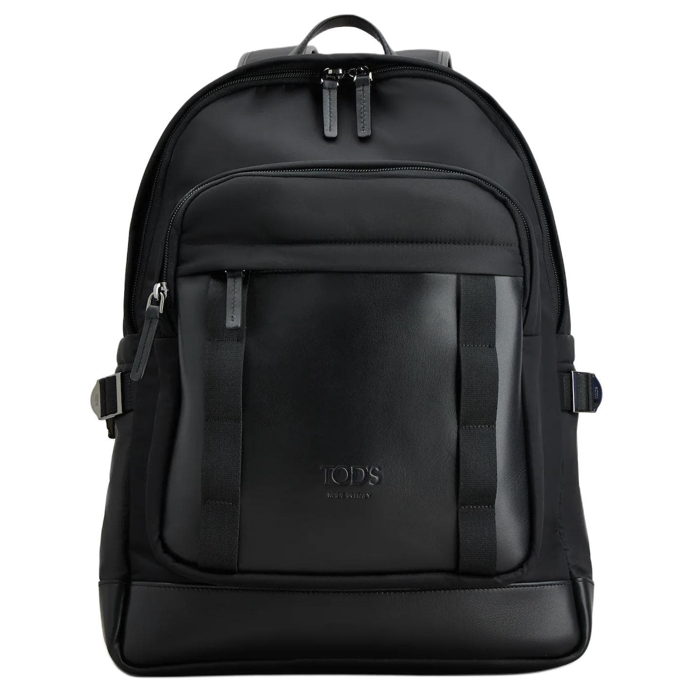 Рюкзак TOD'S Letter Print Zipper Backpack Medium Black - изображение 1