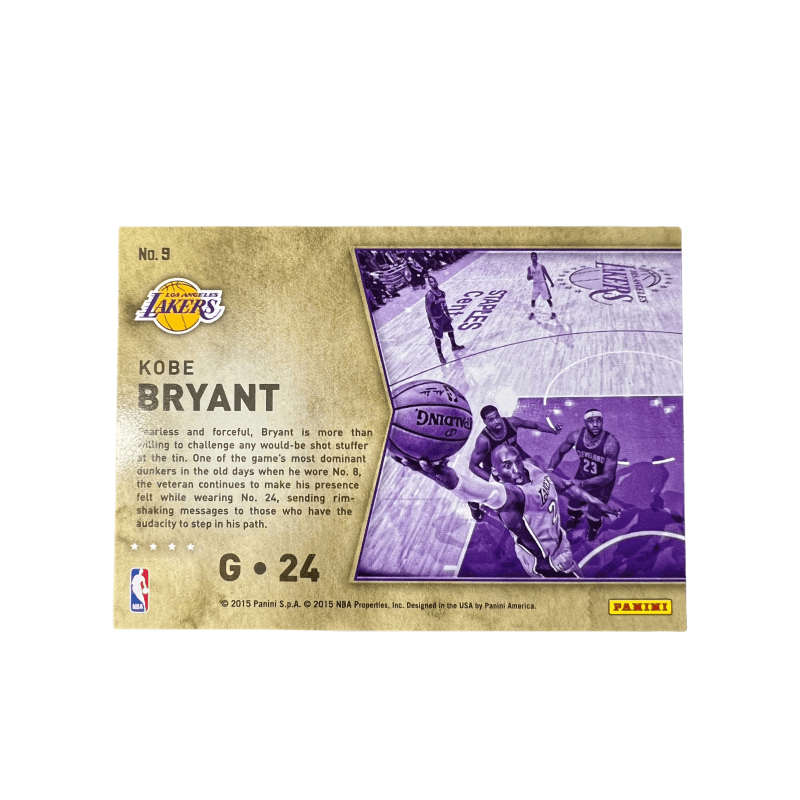 Коллекционные карточки Panini 2015 Баскетбол NBA Los Angeles Lakers LeBron James Классическая Подпись Слэм-данк Редкая Спортивная Картина - изображение 2