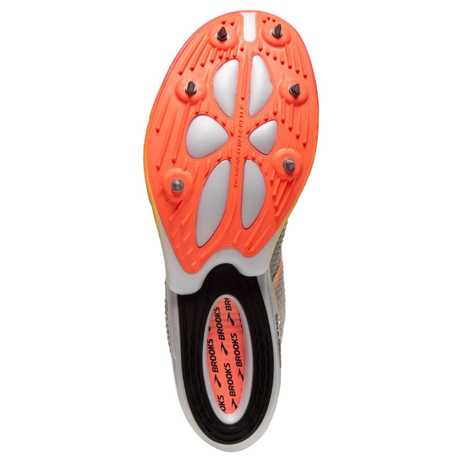 Кроссовки для бега Brooks Hyperion Elite противоскользящая устойчивая к истиранию низкий топ обувь для тренировок и бега унисекс серый - изображение 5