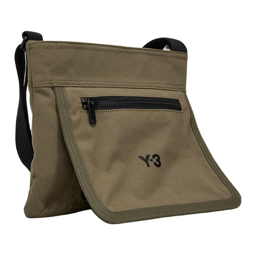 Мини-сумка Y-3 CL Повседневный минималистичный переработанный полиэстер сумка через плечо обычный размер мужской оливковый - изображение 2