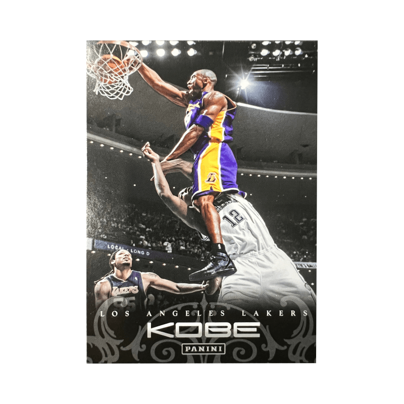 Коллекционные карточки PANINI Лос-Анджелес Лейкерс Кобе Брайант Черная Мамба Слэм-данк РАРНЫЕ Спортивные Карты 1 шт - изображение 1