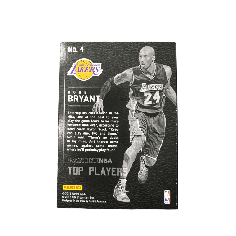 Коллекционные карточки PANINI Los Angeles Lakers Kobe Bryant Черная Мамба Золотая Ручка Подпись Подпись РАРНА Спортивная Картина 1 Упаковка - изображение 2