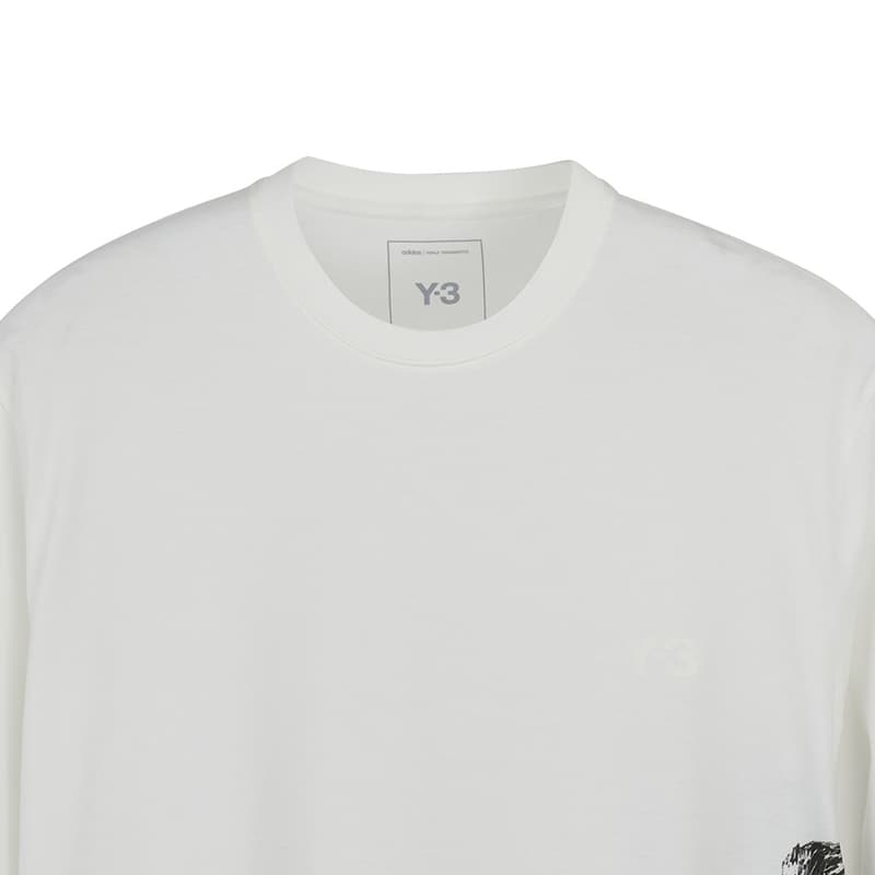 Футболка Y-3 Осенний Удобный Свободный Парный Футболка Мужской Белый - изображение 3