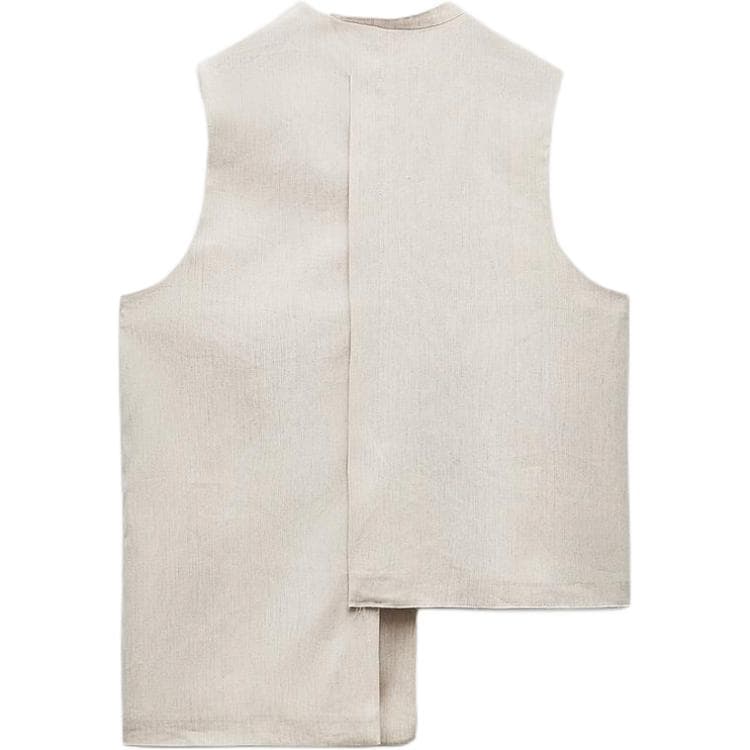 ZARA ZW Series Жилет Женские Песочный - изображение 2