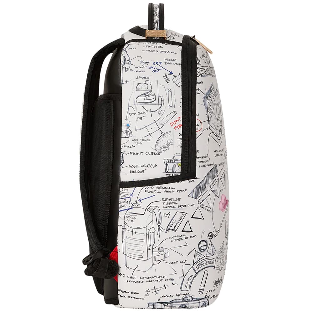 Рюкзак SPRAYGROUND ПВХ Рюкзак Стандартный (Стандартный) Унисекс Натуральный Белый - изображение 3