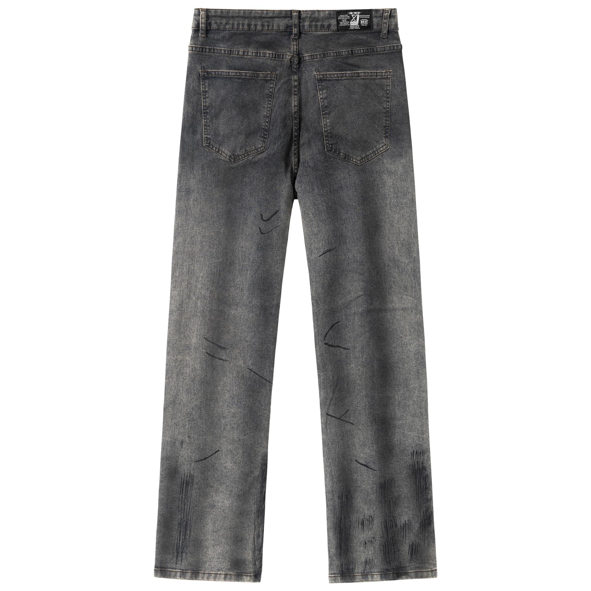 Штаны XINYINSU 24FW Джинсы Унисекс Blue - изображение 2