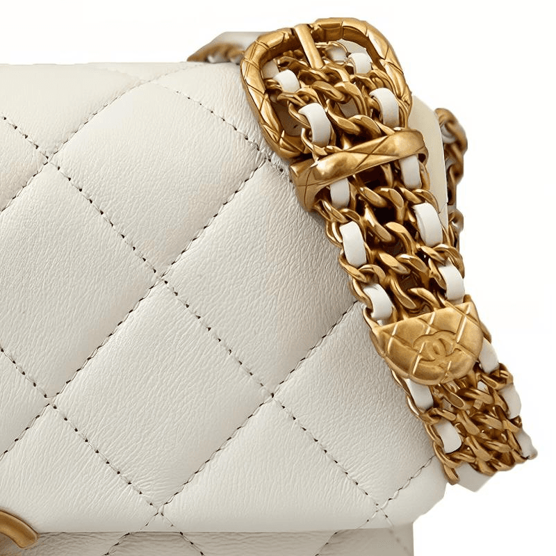 Сумка через плечо Chanel Mini Shoulder Bag White - изображение 3