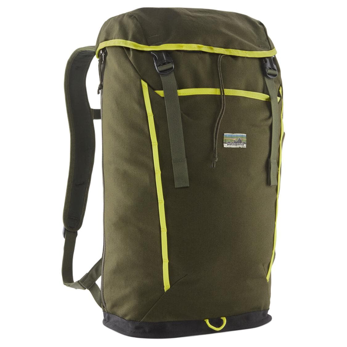 Patagonia Fieldsmith 28L Outdoor Рюкзак Сумка из органического хлопка Холст Сосновый зеленый Унисекс - изображение 1