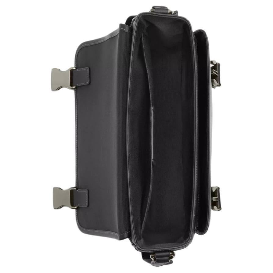 Сумка через плечо COACH Racer Messenger Гладкая телячья кожа Сумка через плечо Большая Мужская Черная - изображение 3