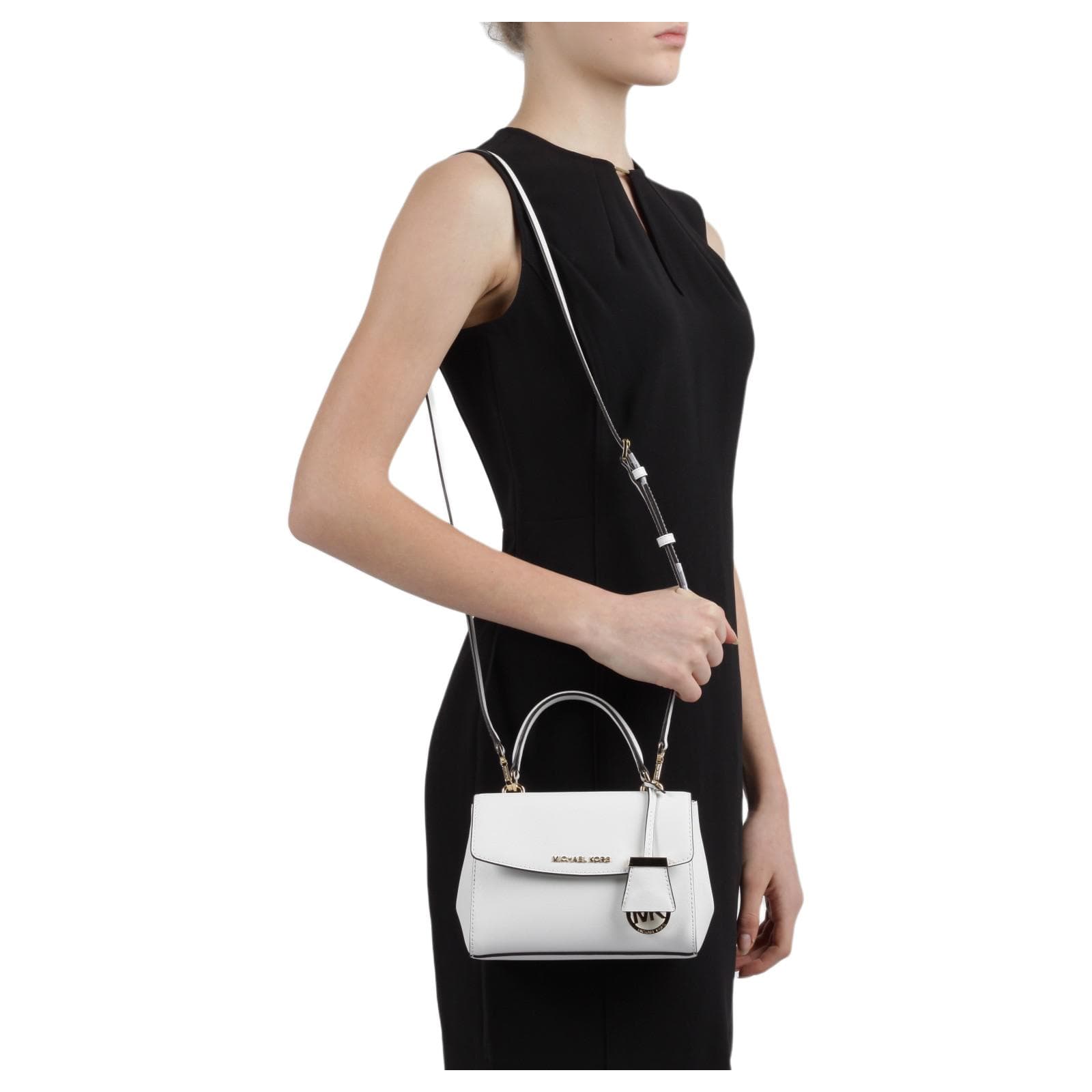 Сумка Michael Kors Ava Mini White - изображение 5
