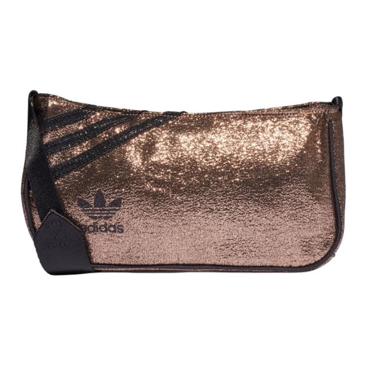 Мини-сумка Adidas Originals Трилистник ПЭТ (PET) Сумка через плечо Сумка на плечо Стандартная Женская Шампань - изображение 1
