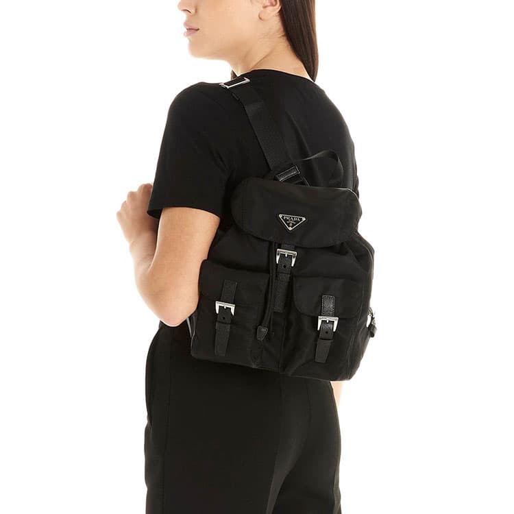Рюкзак Prada Nylon Backpack Black - изображение 4