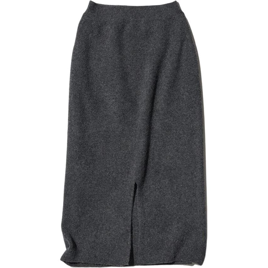 UNIQLO KNIT Длинная Юбка Женская Темно-Серый - изображение 2
