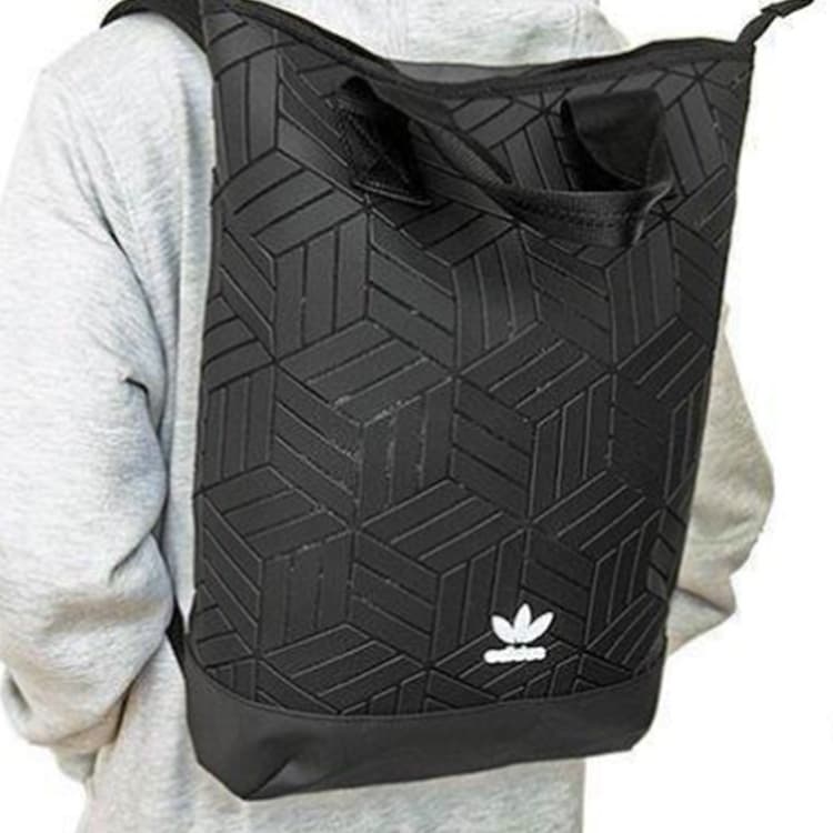 Рюкзак adidas Originals Large Logo Backpack Black - изображение 4