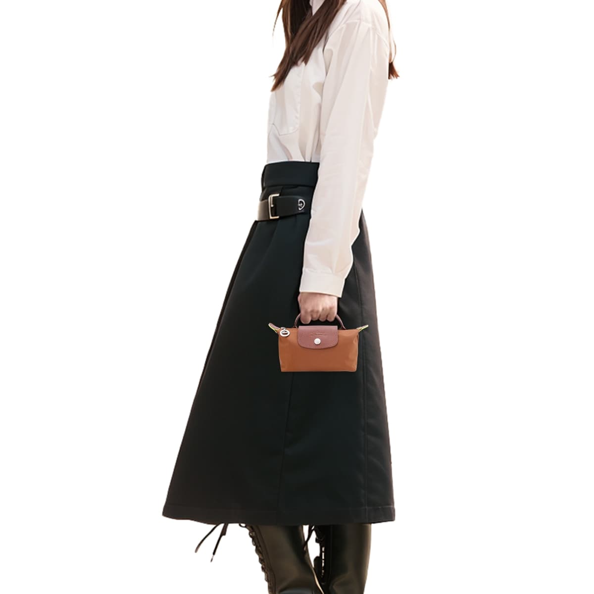 Сумка LONGCHAMP Le Pliage Green 17 Brandy - изображение 6