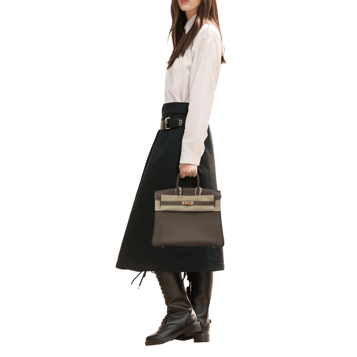 Сумка HERMES Birkin 25 Togo 18 Etoupe - изображение 6