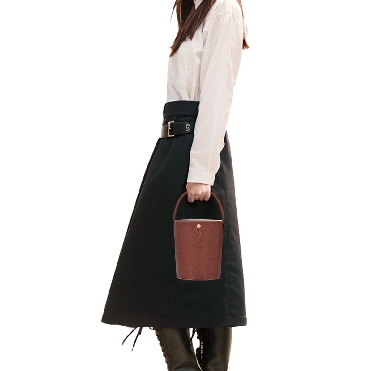 Сумка Longchamp Épure Brown - изображение 7