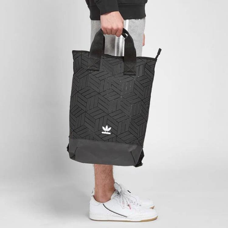Рюкзак adidas Originals Large Logo Backpack Black - изображение 5