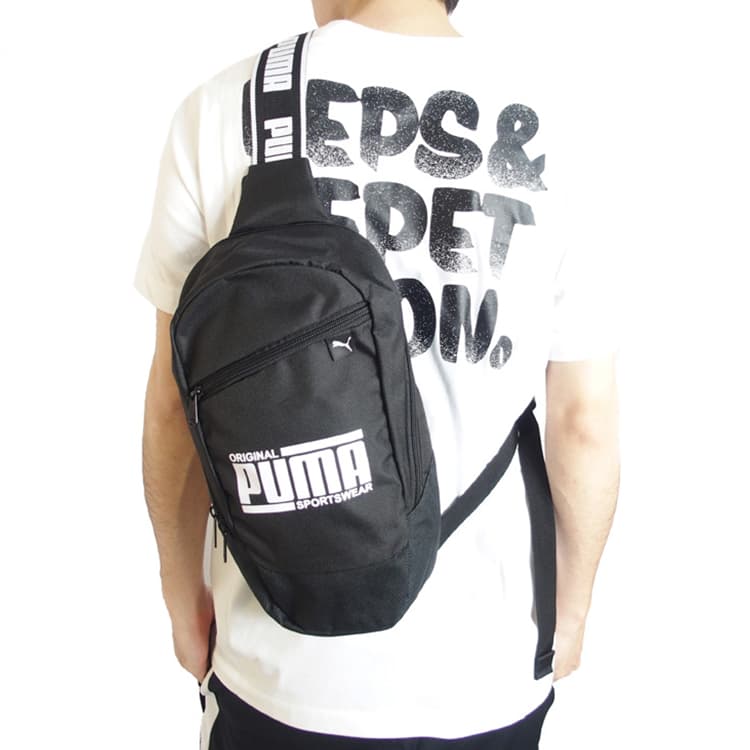 Сумка через плечо PUMA Crossbody Bag Black - изображение 6