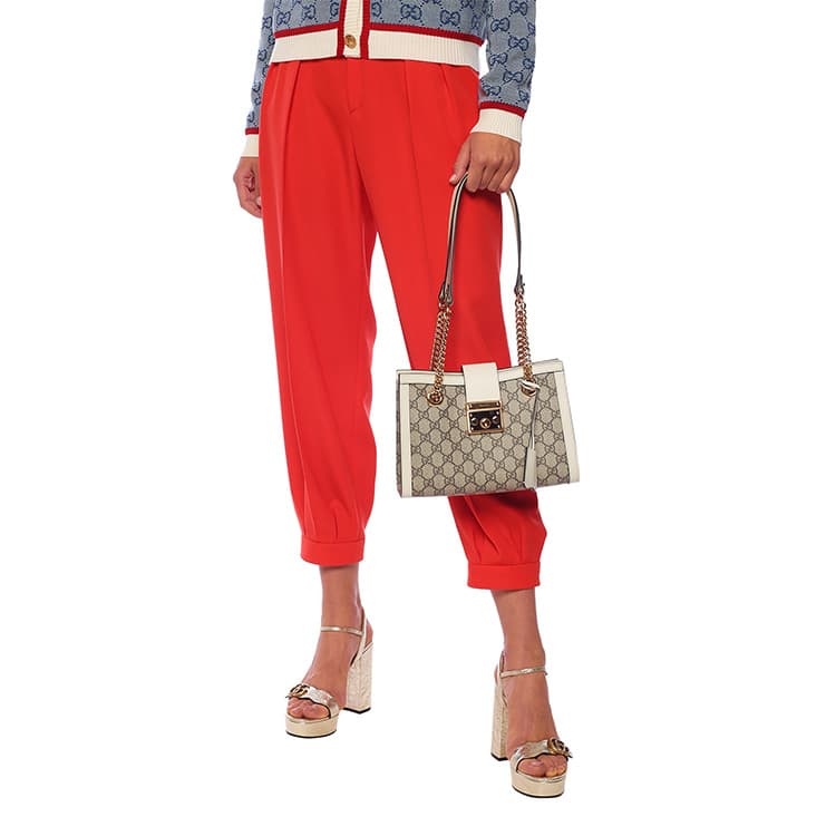 Мини-сумка GUCCI Padlock Logo Tote - изображение 6
