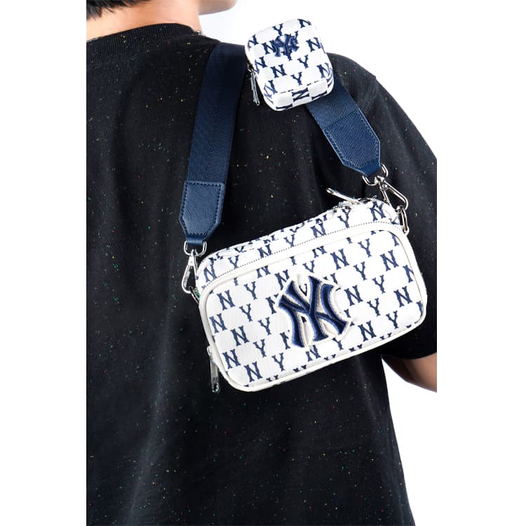 Сумка через плечо MLB Monogram Yankees Beige - изображение 9