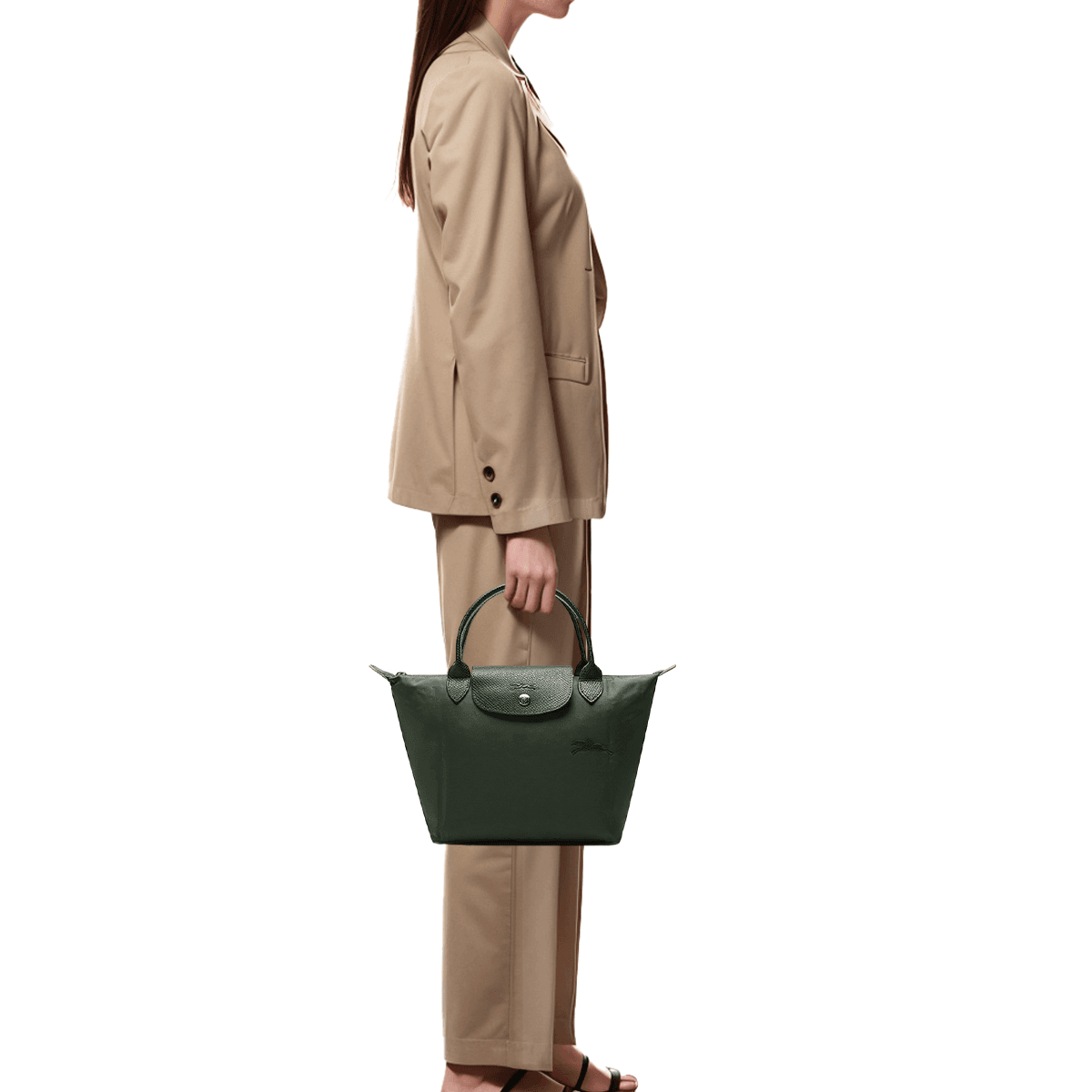 Сумка LONGCHAMP Le Pliage Green 23 Forest Green - изображение 8