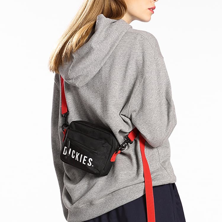 Сумка через плечо Dickies Mini Crossbody Bag Black Red - изображение 5
