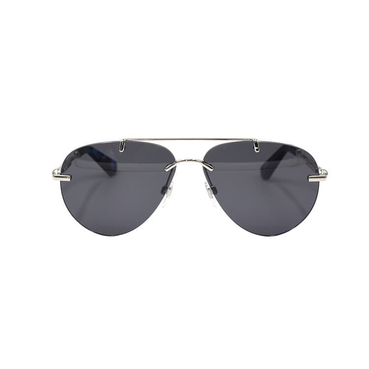 Солнцезащитные очки Burberry Aviator Солнцезащитные очки Женские Серебряные - изображение 2