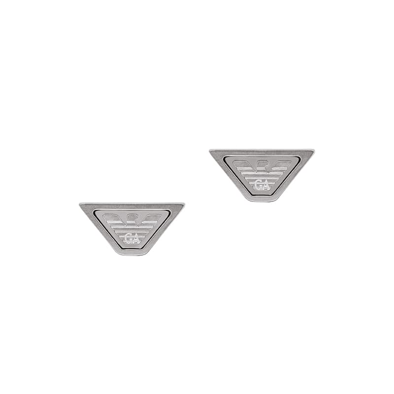 Серьги EMPORIO ARMANI Серьги-гвоздики Мужские Серебряные - изображение 2