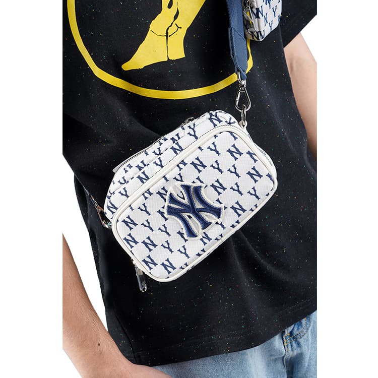 Сумка через плечо MLB Monogram Yankees Beige - изображение 8