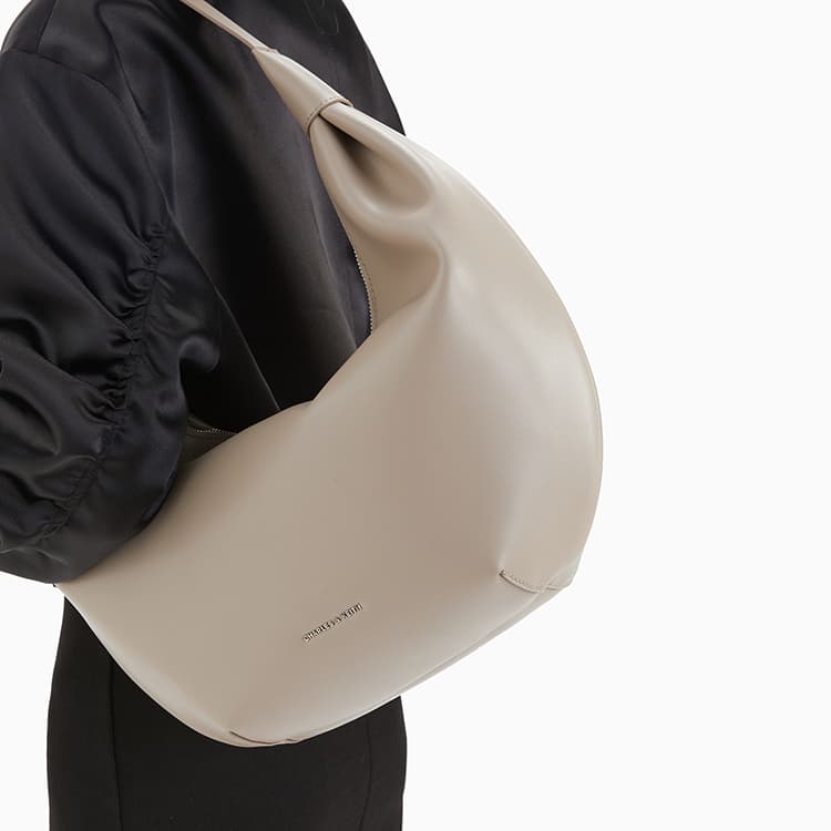 Мини-сумка CHARLESKEITH ck hobo NoirTaupe - изображение 4