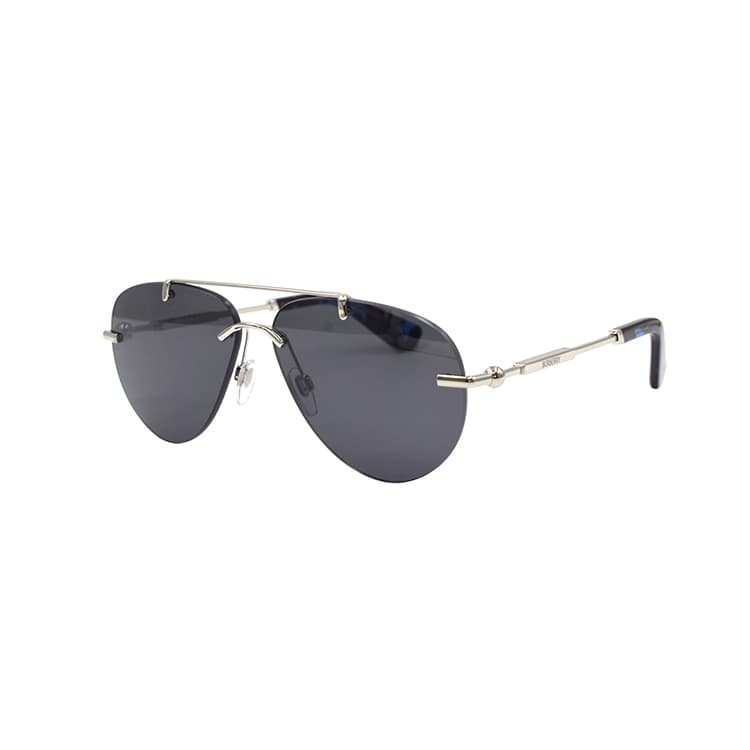 Солнцезащитные очки Burberry Aviator Солнцезащитные очки Женские Серебряные - изображение 1