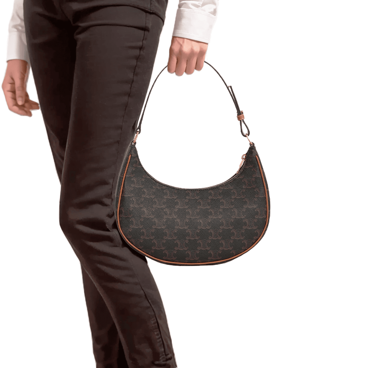 Сумка Celine Ava Triomphe Brown - изображение 10