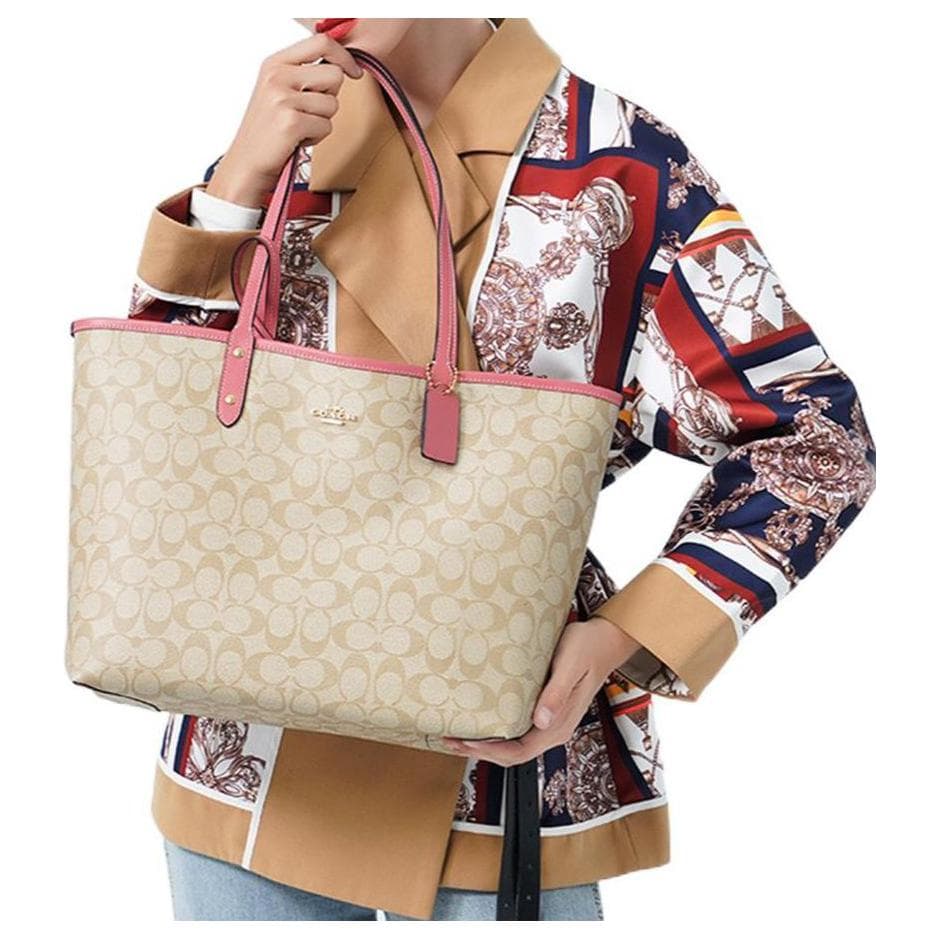 Мини-сумка COACH Reversible City Tote 33 - изображение 8