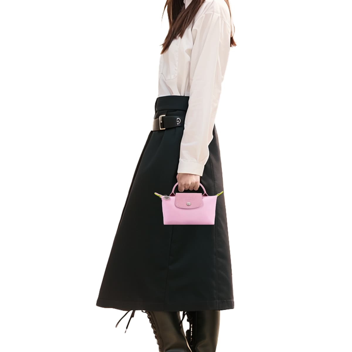 Сумка Longchamp Le Pliage Green 17 Pink - изображение 5