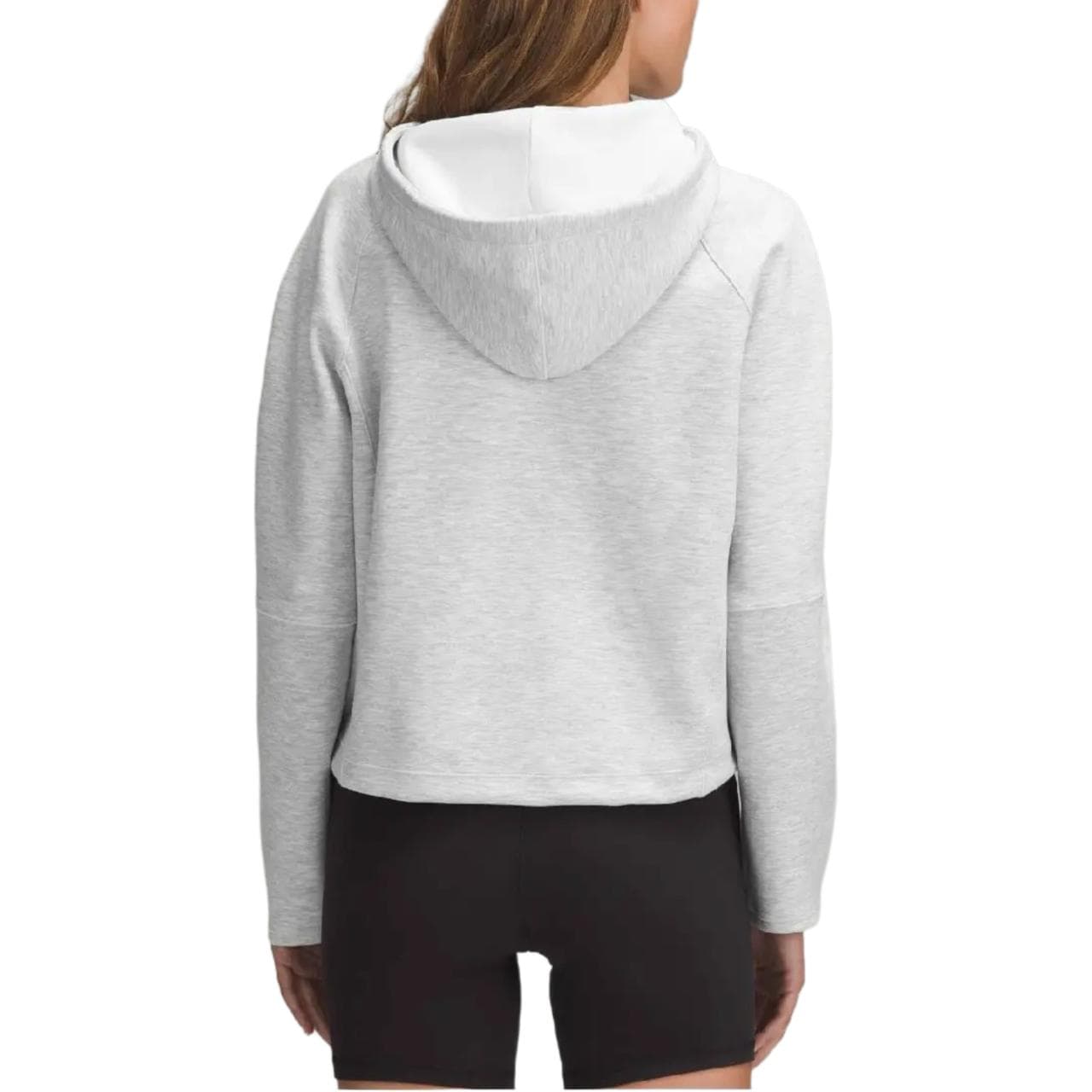 Худи Lululemon Smooth Spacer SS24 Emboss Толстовка женская короткая светло-серая - изображение 2