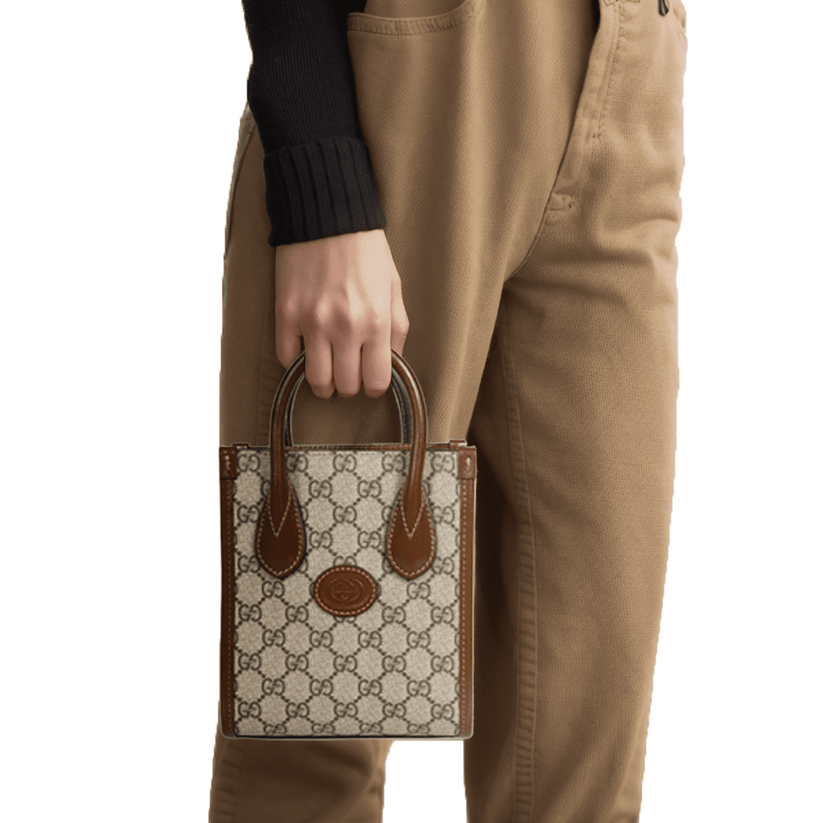 Сумка Gucci GG Canvas Tote Bag - изображение 9