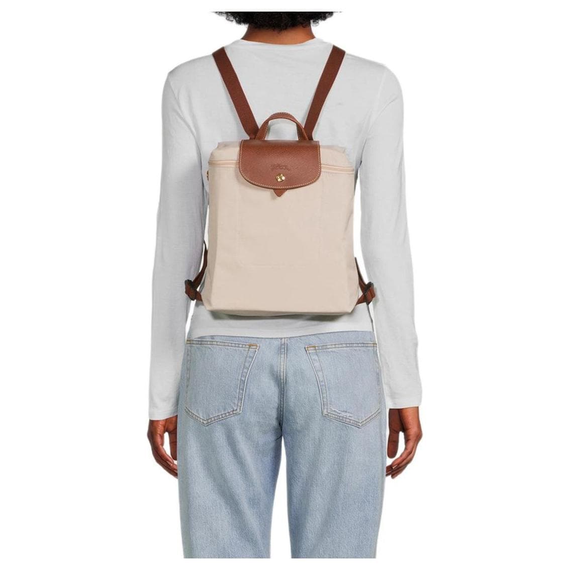 Рюкзак Longchamp Le Pliage Original 26 Beige - изображение 6