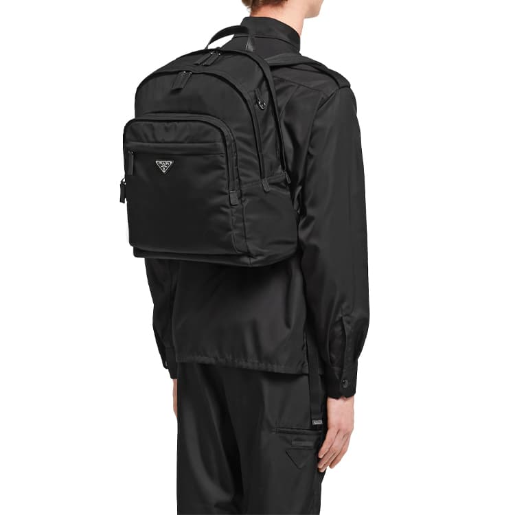 Рюкзак Prada Re-Nylon Backpack Black - изображение 9