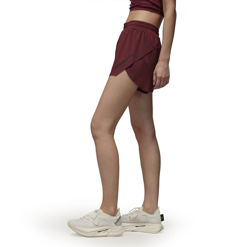Y-3 RUN SHORTS Дышащий Удобные спортивные шорты Женский Бордовый - изображение 2