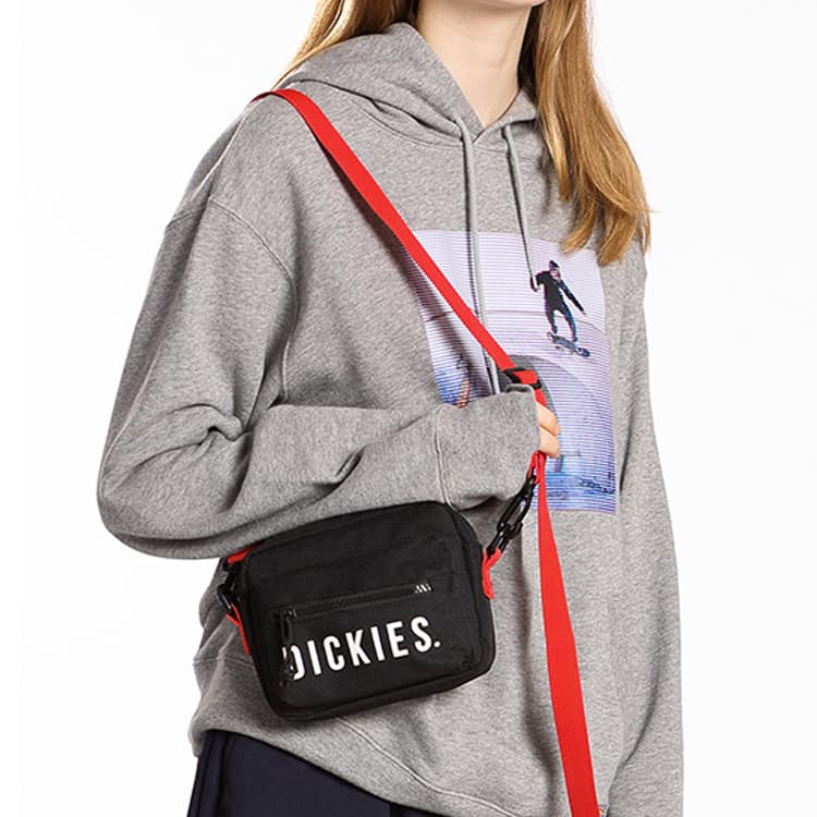 Сумка через плечо Dickies Mini Crossbody Bag Black Red - изображение 4