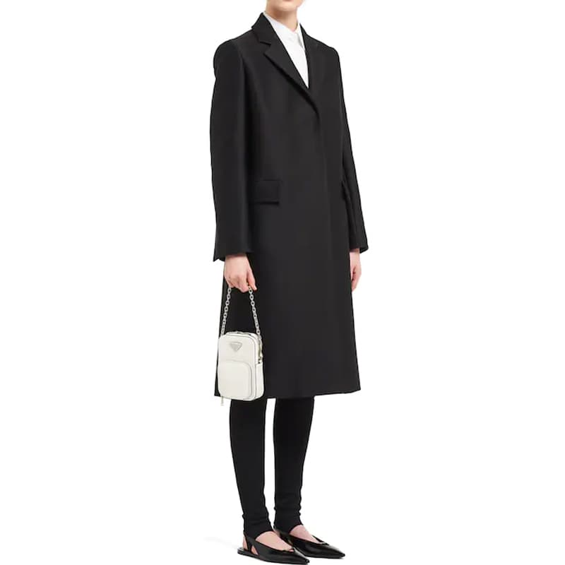Сумка через плечо Prada Saffiano Mini Bag White - изображение 5