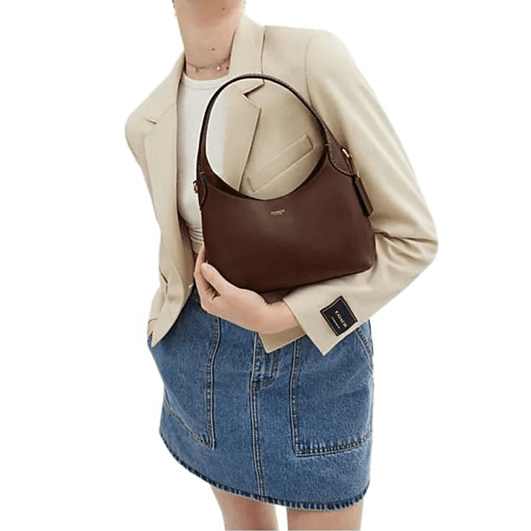 Сумка COACH Brooklyn Коровья кожа Сумка через плечо Одно плечо Мини-версия Женская Кленовый лист - изображение 5
